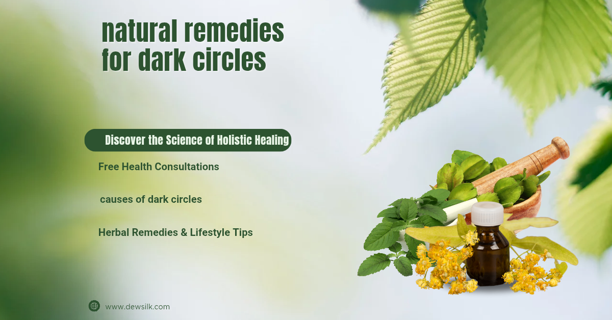 Natural remedies for dark circles