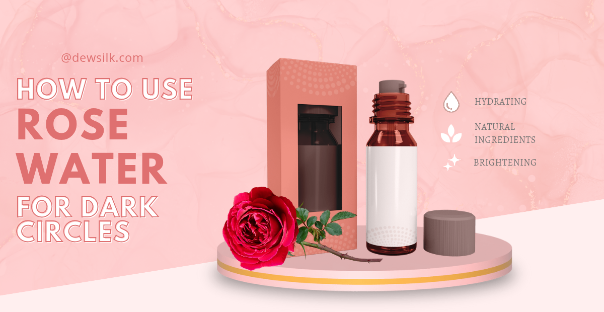 How to use Rose water for dark circles