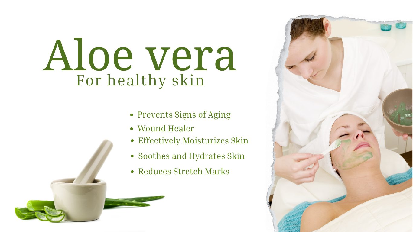 Benefits of applying Aloe Vera on face overnight