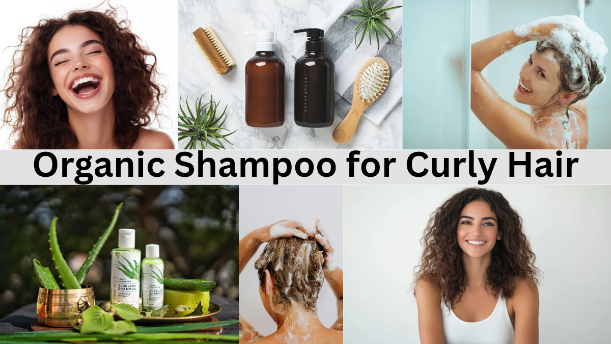 Organic shampoo for curly hair