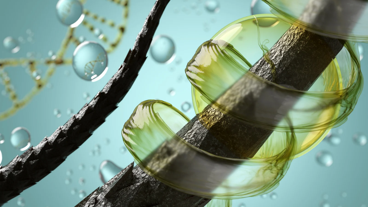 Organic shampoo for curly hair