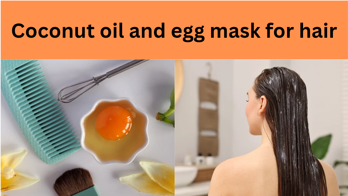 Coconut Oil and Egg Mask for Hair