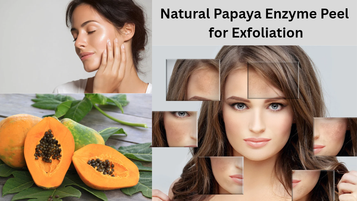 Natural papaya enzyme peel for exfoliation