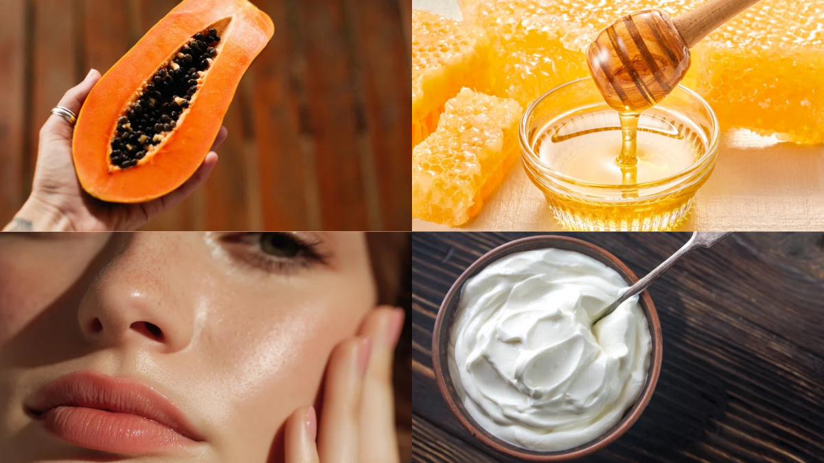 Natural papaya enzyme peel for exfoliation